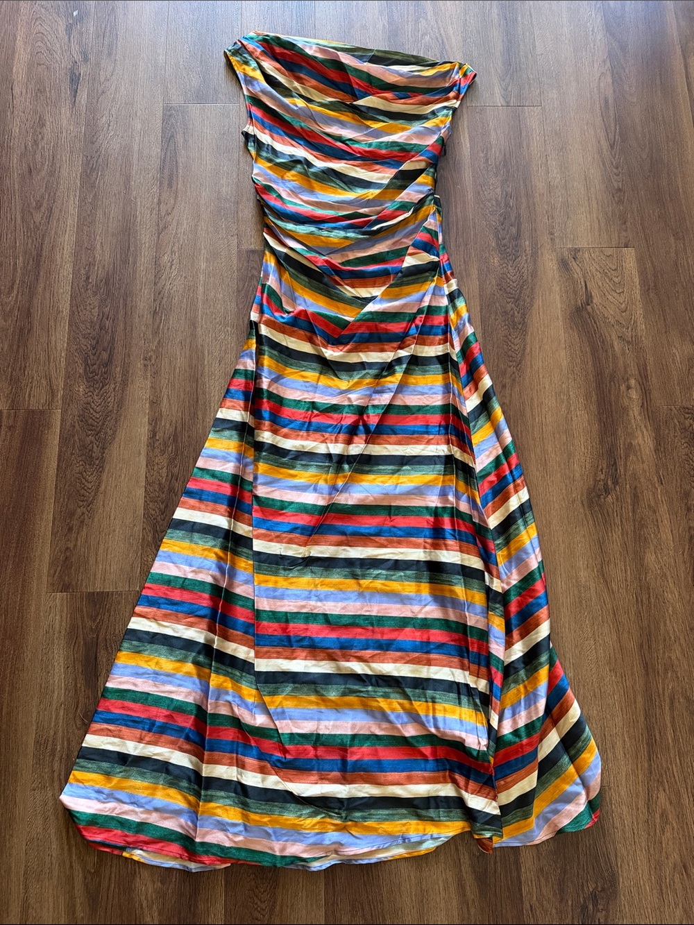 STAUD Phare Silk Maxi Dress - Picture 4 of 8